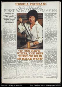 Ursula Pridham - Womens Weekly Article 1980